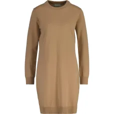 Миди-платье с круглым вырезом