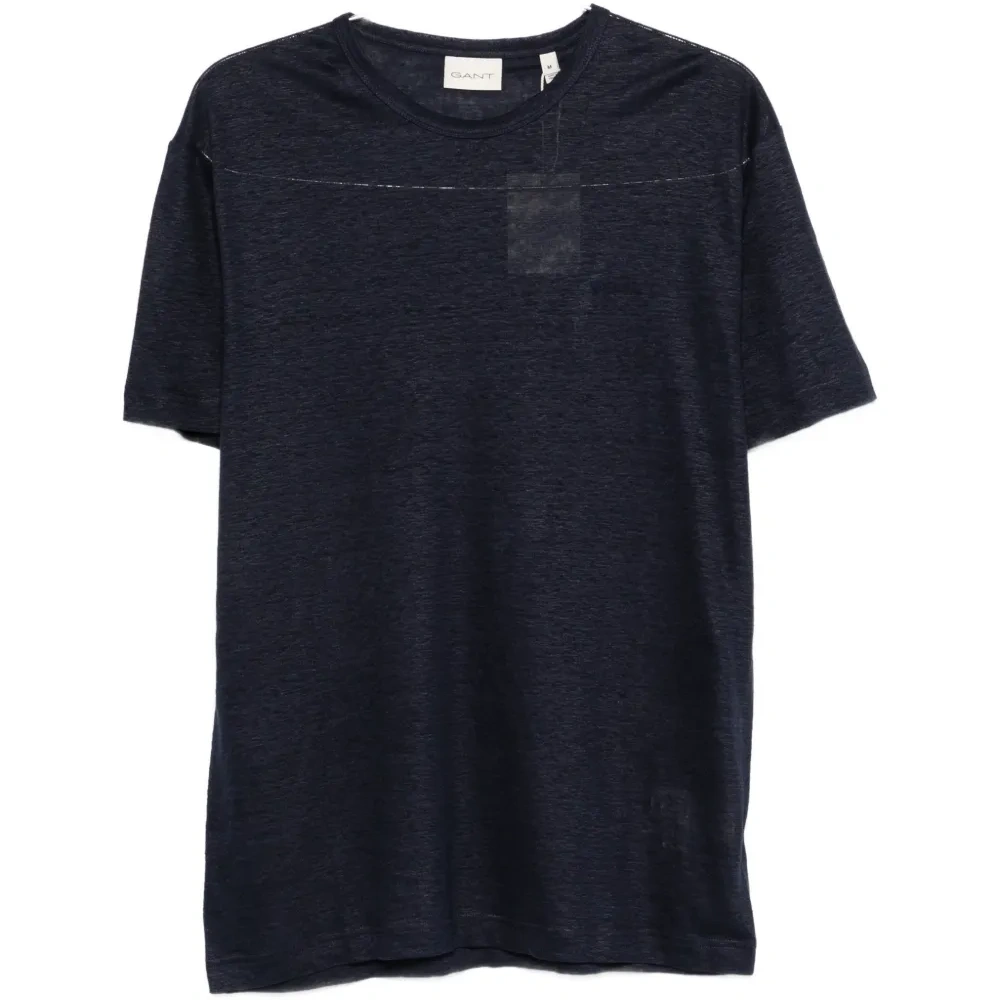 Футболка с круглым вырезом и короткими рукавами