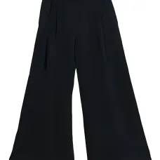 Плиссированные брюки-палаццо