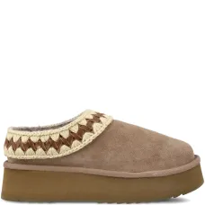 Кожаные тапочки на платформе Кожаные тапочки на платформе