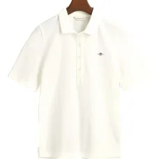 Поло с короткими рукавами и вышивкой