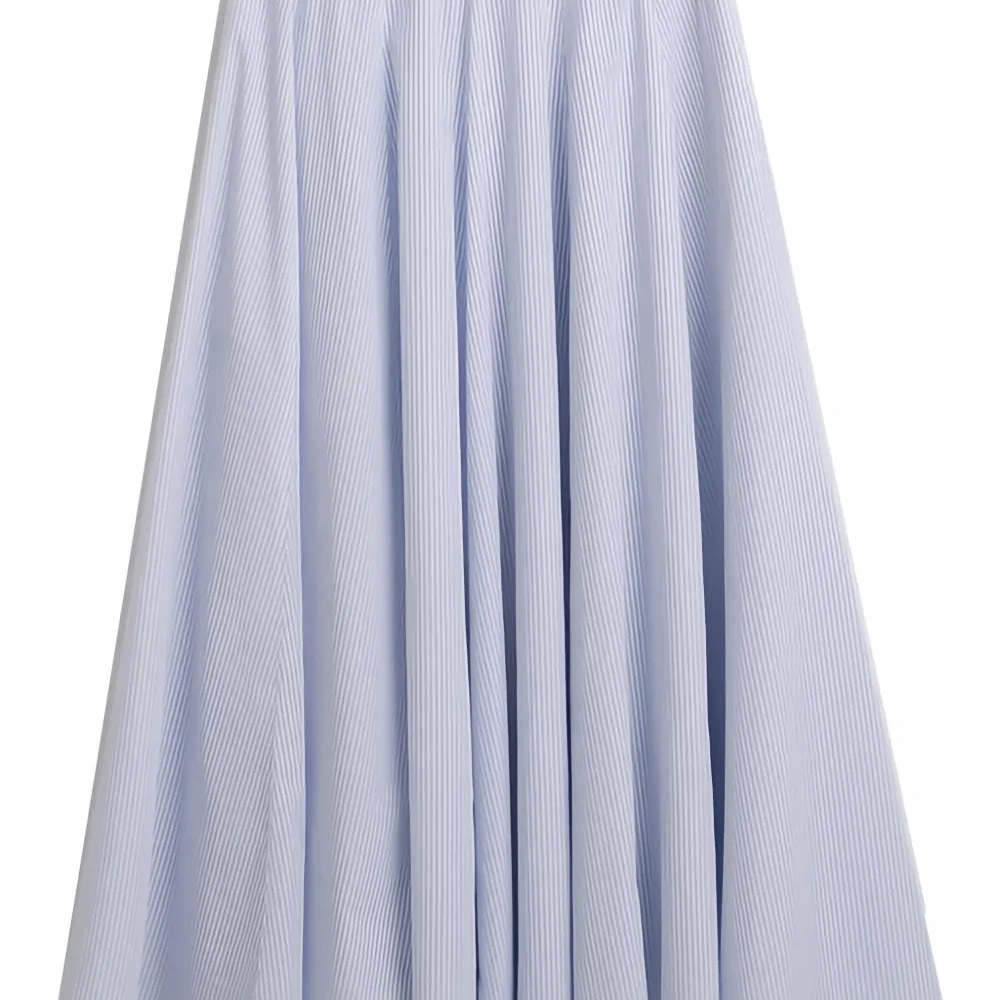 Юбка А-силуэта в полоску