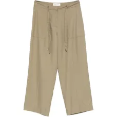 Брюки с поясом на талии Брюки с поясом на талии