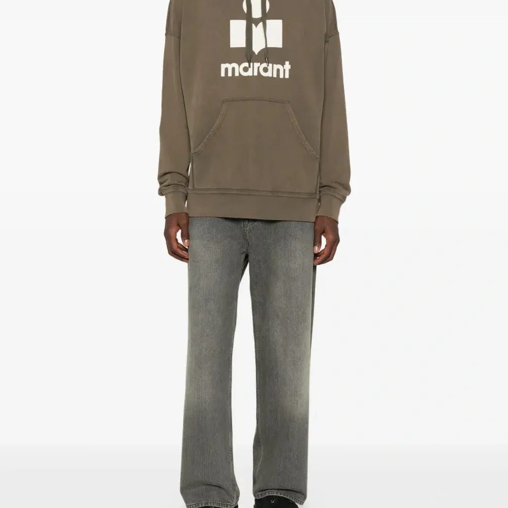 Толстовка с принтом-логотипом