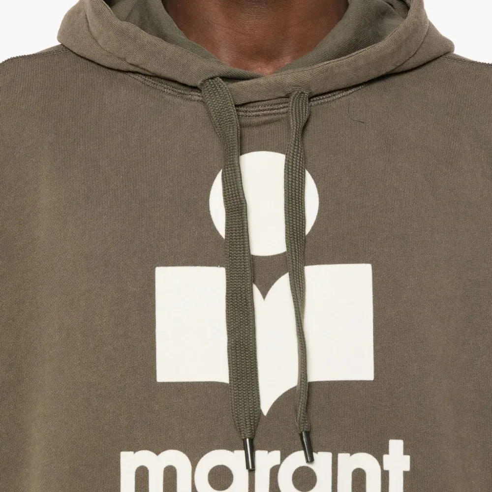 Толстовка с принтом-логотипом