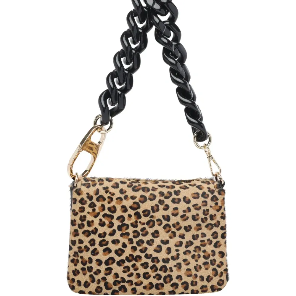 Сумка-тоут с леопардовым принтом Сумка-тоут с леопардовым принтом