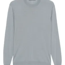 Джемпер тонкой вязки с круглым вырезом