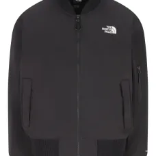 Бомбер на молнии с ребристой отделкой