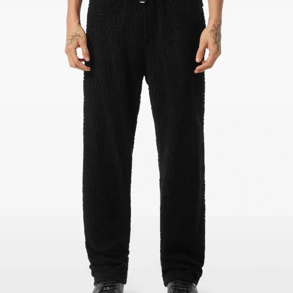 Жаккардовые спортивные брюки