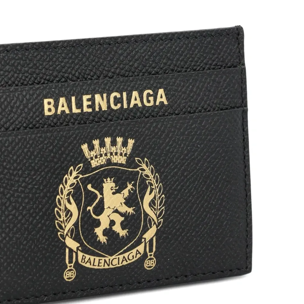 Кожаный держатель для карт с гербом