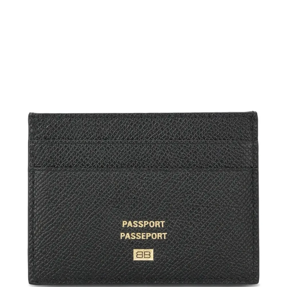 Кожаный держатель для карт с гербом