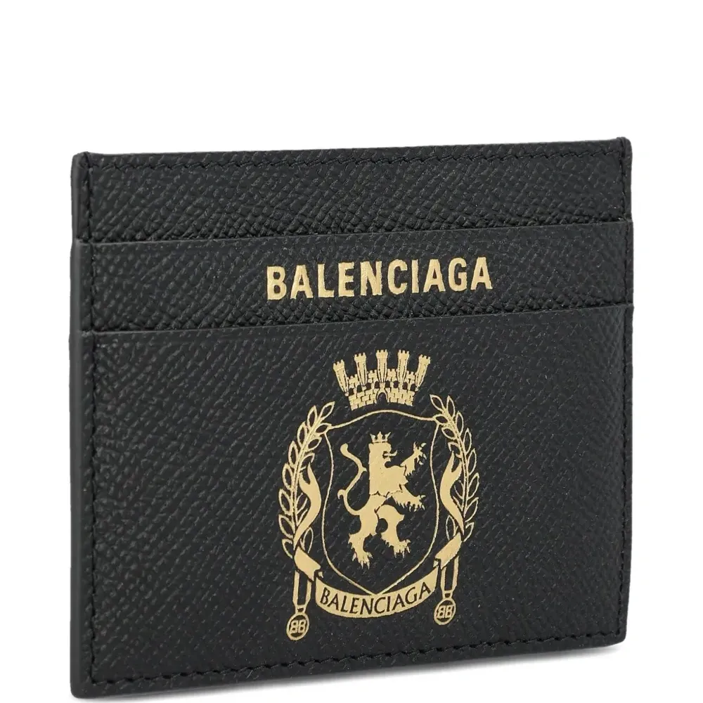 Кожаный держатель для карт с гербом