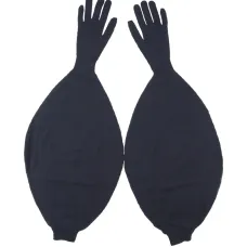 Перчатки с блёстками в виде хлопьев