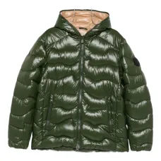 Стёганая куртка с капюшоном