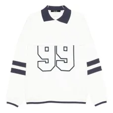 Свитшот "99 Boyfriend" с воротником поло