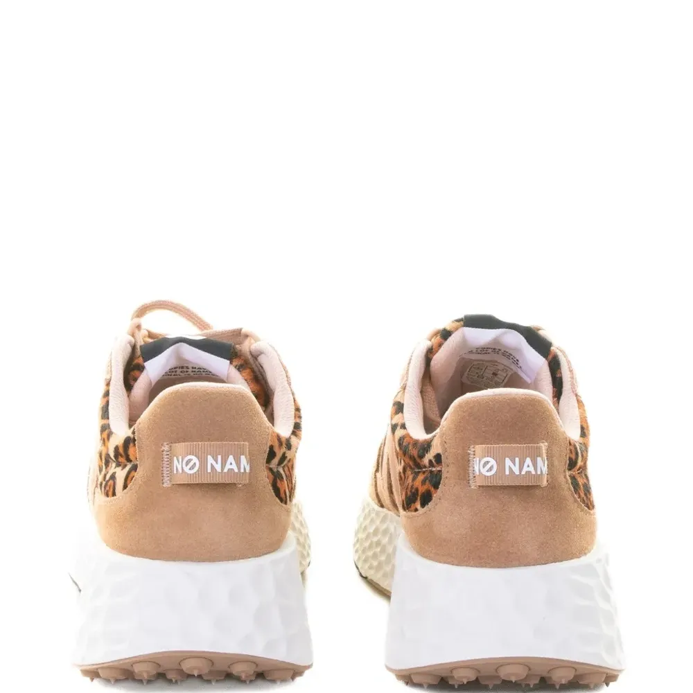 Кроссовки на шнуровке с леопардовым принтом Кроссовки на шнуровке с леопардовым принтом