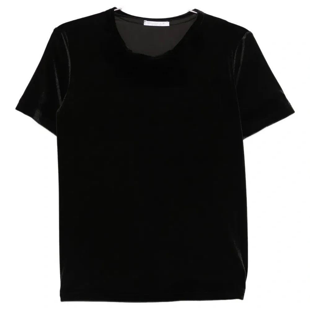 Велюровая футболка