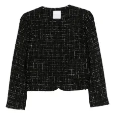 Твидовый жакет на пуговицах