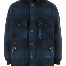 Пиджак в клетку на пуговицах