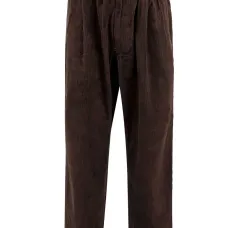 Брюки из вельвета с поясом