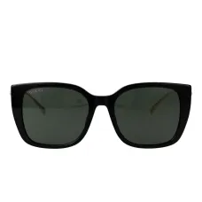 Солнечные очки в квадратной оправе с отделкой жемчугом