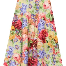 Юбка с цветочным принтом