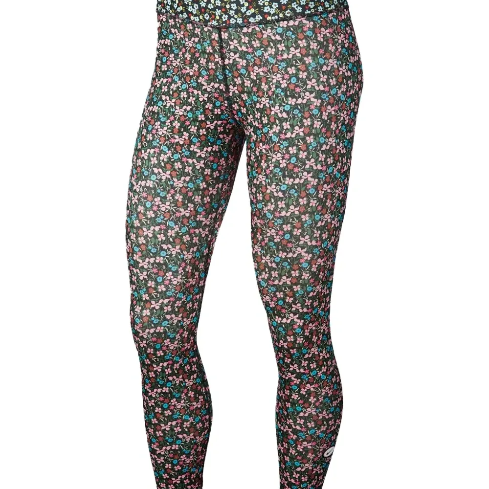 Леггинсы с цветочным принтом