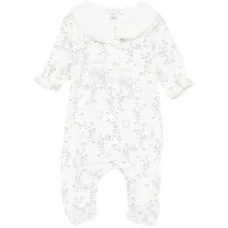 Пижама с оборками и принтом