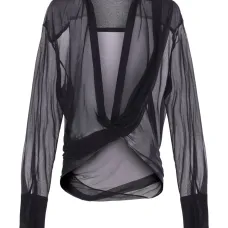 Полупрозрачная блузка