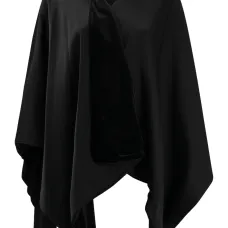 Бархатный кейп асимметричного кроя