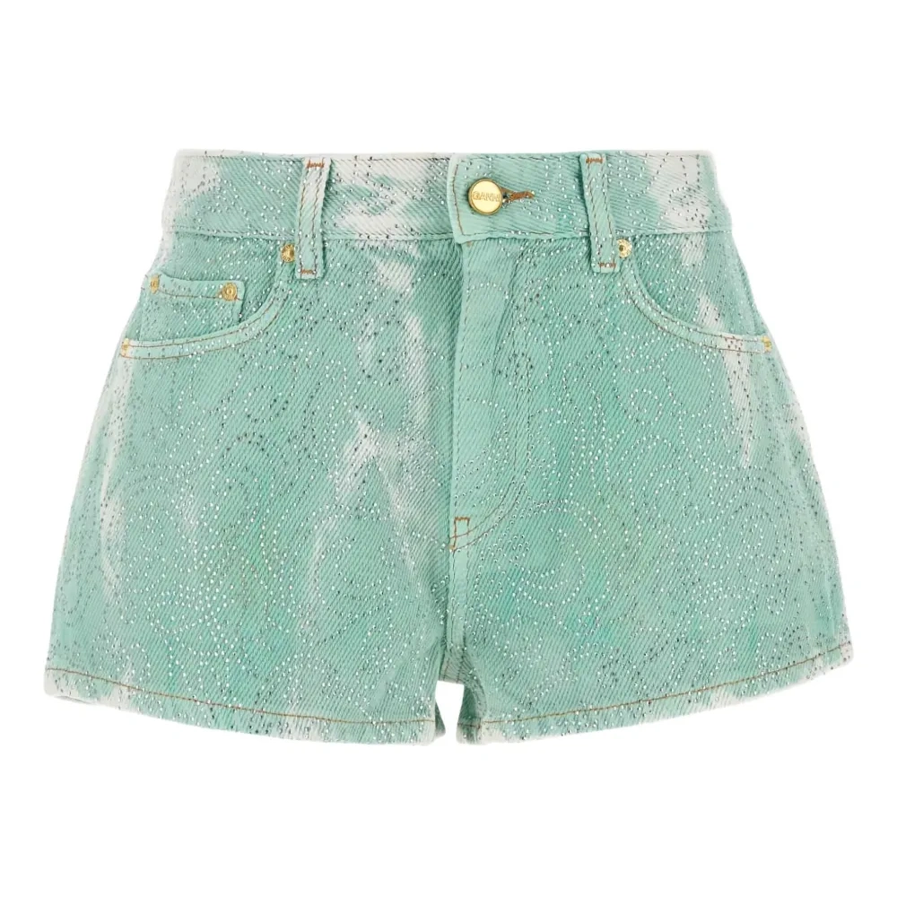 Джинсовые шорты в двух тонах Джинсовые шорты в двух тонах