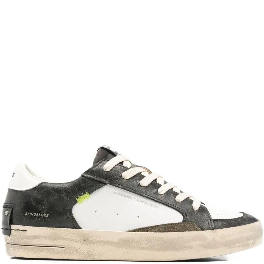 Кожаные кроссовки