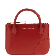 Мини-сумка из кожи с логотипом Line и ручками