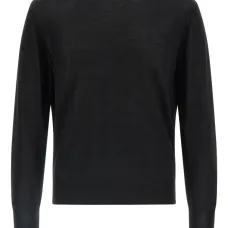 Джемпер с длинными рукавами и круглым вырезом