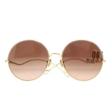 Солнцезащитные очки в круглой оправе