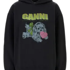 Хлопковый свитшот с принтом