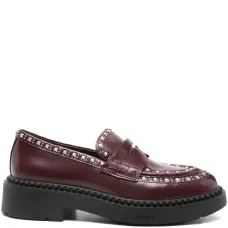 Лоферы из кожи с заклёпками Лоферы из кожи с заклёпками