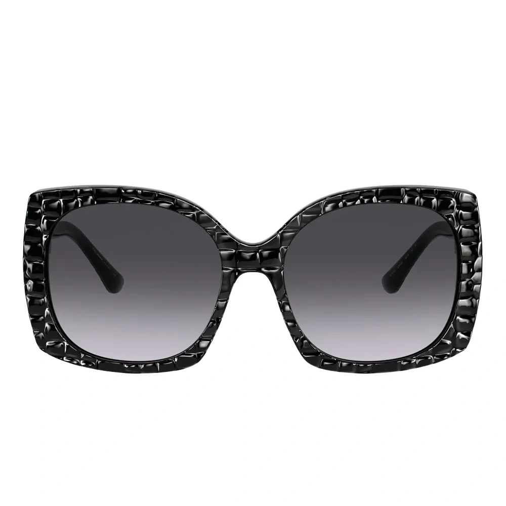 Солнцезащитные очки с тиснением в виде геометрического узора