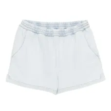 Джинсовые шорты с логотипом Джинсовые шорты с логотипом