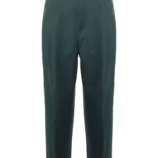 Плиссированные брюки на резинке