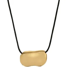 Колье Pebble из зернистой кожи