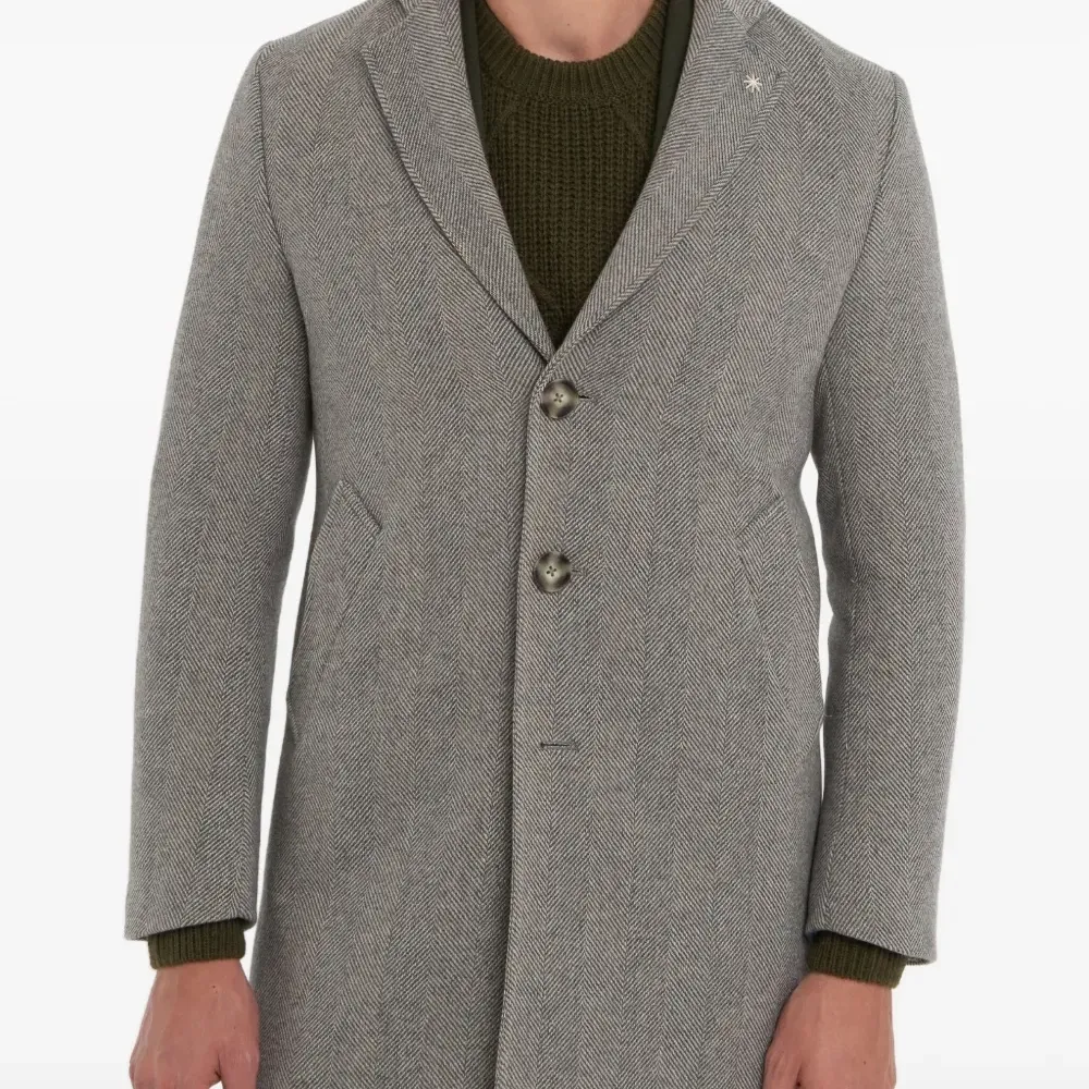 Пальто на пуговицах