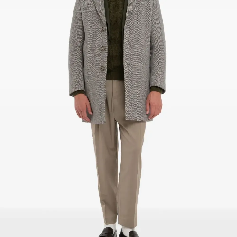 Пальто на пуговицах