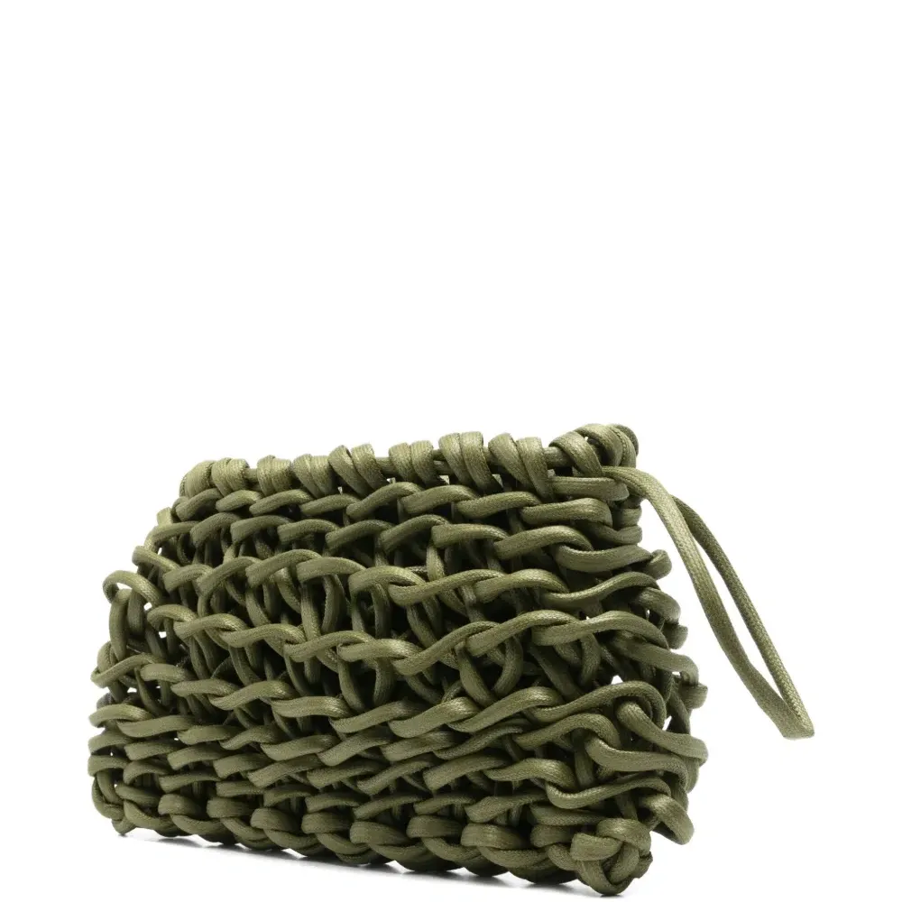 Плетёный клатч Nora
