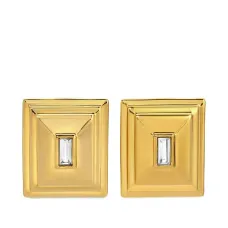 Квадратные серьги Plaza