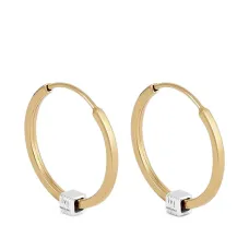 Серьги-кольца Joia