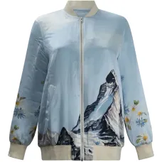 Куртка с цветочным принтом