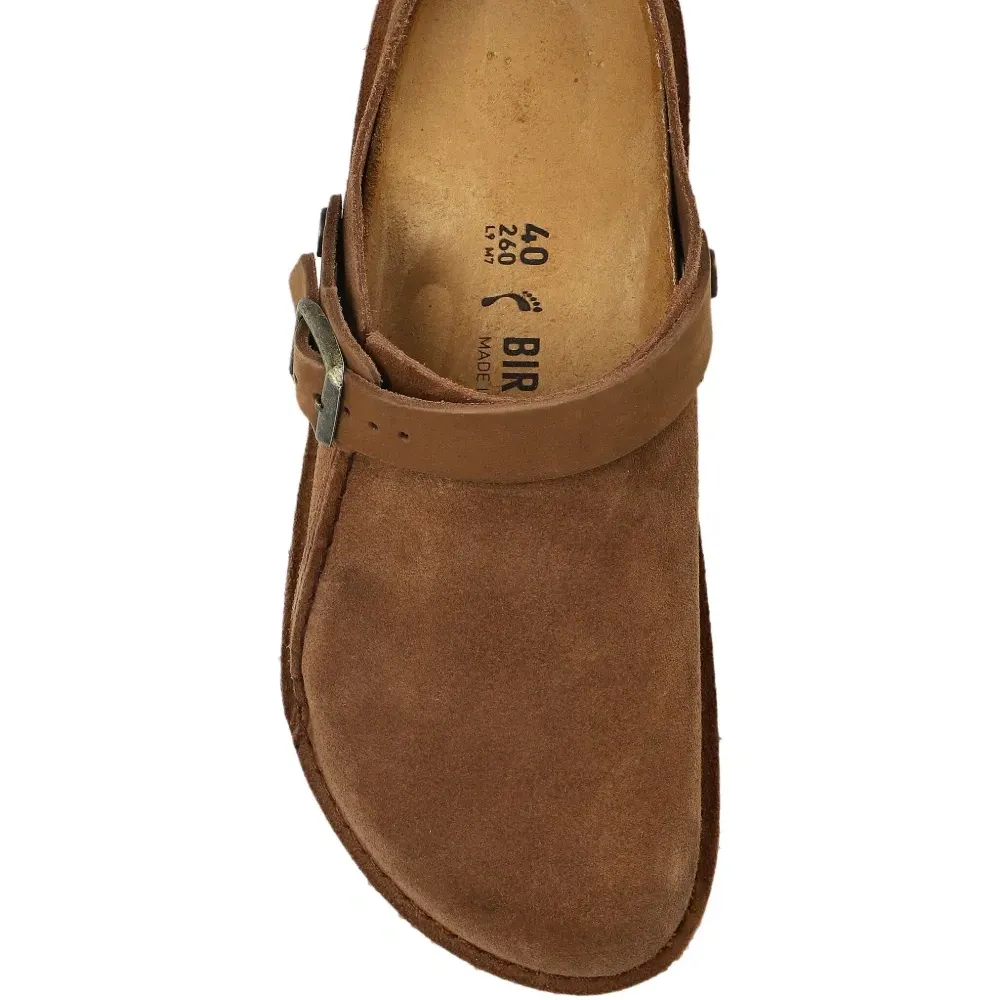 Мюли с пряжкой