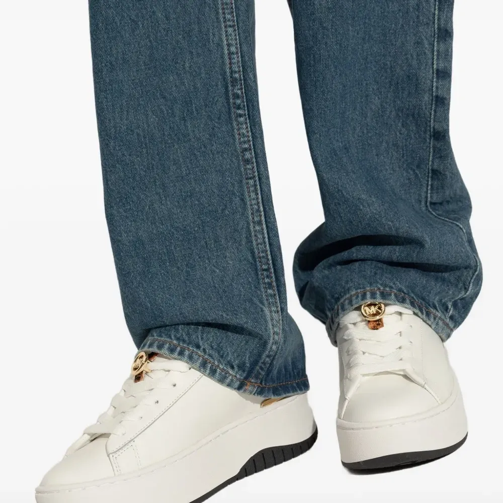 Фактурные кроссовки с леопардовым принтом