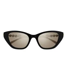 Солнечные очки в форме кошачьих глаз GG1968S с жемчужной отделкой